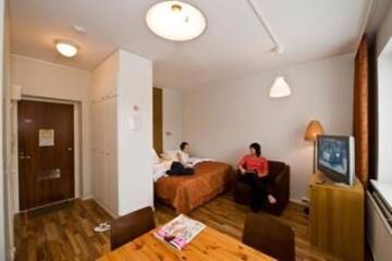 Фото номера Одноместные апартаменты-студио Отель Hotel Homeland г. Тампере 8