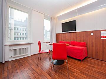 Фото номера Двухместный номер с 1 кроватью Отель Omena Hotel Tampere г. Тампере 4