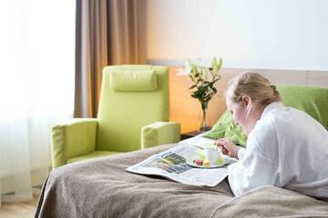 Фото номера Улучшенный двухместный номер с 1 кроватью Отель Norlandia Tampere Hotel г. Тампере 5