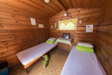 Фото номера Коттедж с общей ванной комнатой (для 2 взрослых) Кемпинги Tampere Camping Härmälä г. Тампере 4