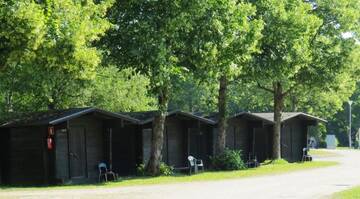Фото номера Коттедж с общей ванной комнатой (для 2 взрослых) Кемпинги Tampere Camping Härmälä г. Тампере 8
